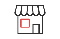 商品を持ってご来店する