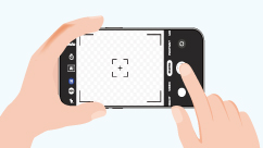 写真を撮影する