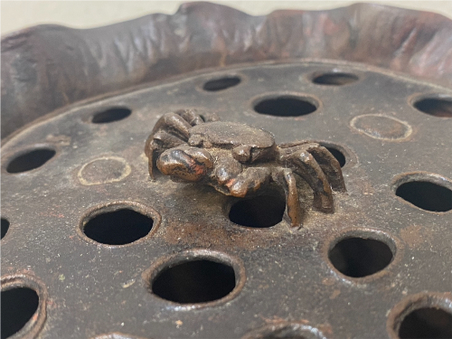 本間琢磨の蟹図建水3